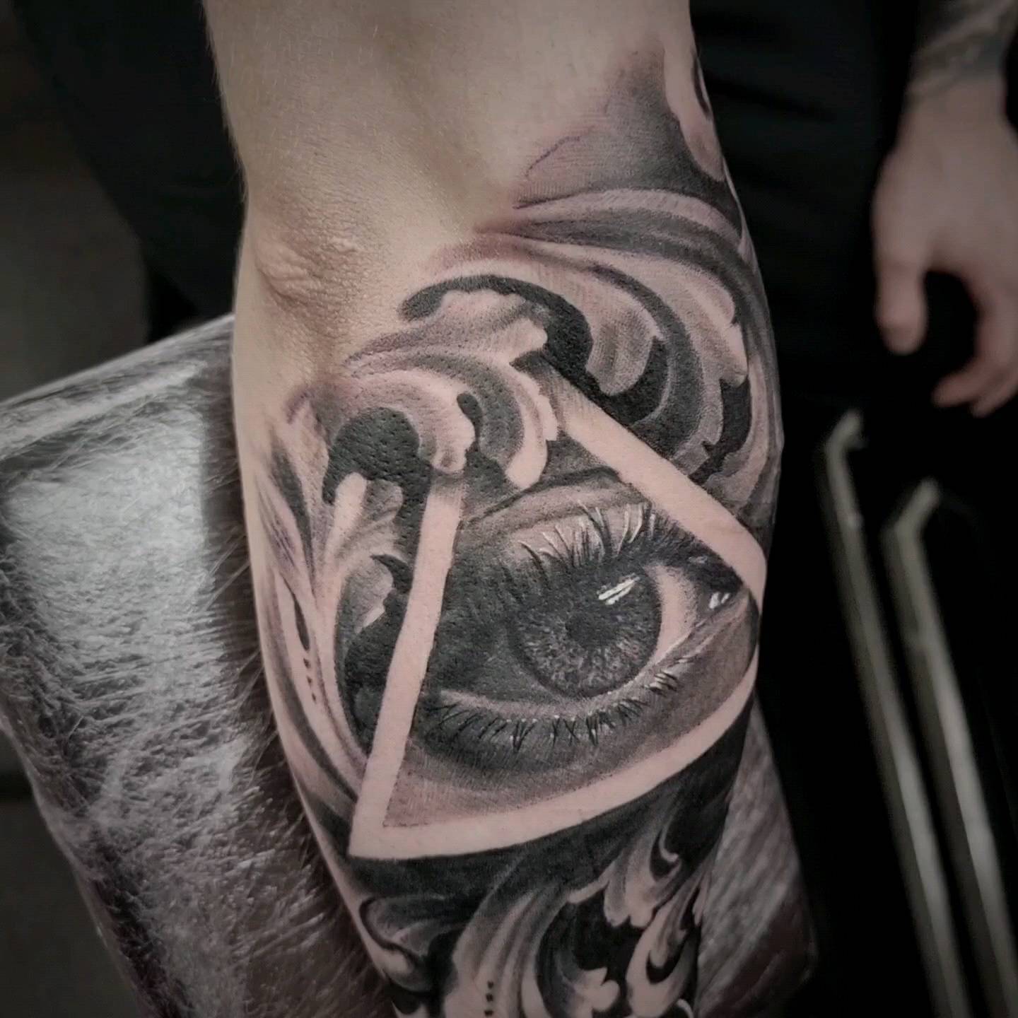 Black and grey realism tattoo by Tomek Turlej, tattoo artist in Edinburgh
