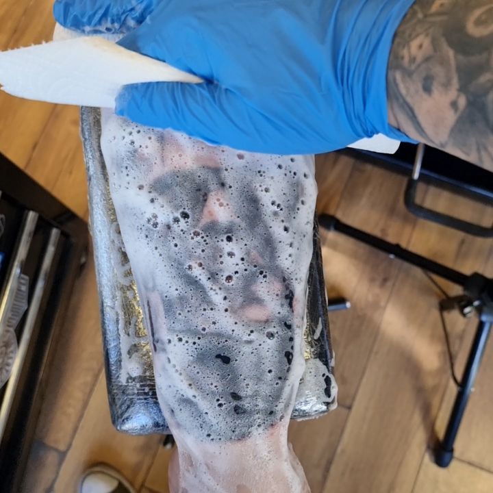 Black and grey realism tattoo by Tomek Turlej, tattoo artist in Edinburgh